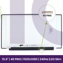 LCD Screen Sharp 15.6" FHD 1920x1080 - LQ156M1JW26          