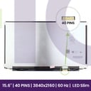 LCD Screen Sharp 15.6" UHD 3840 x 2160 - LQ156D1JW02        