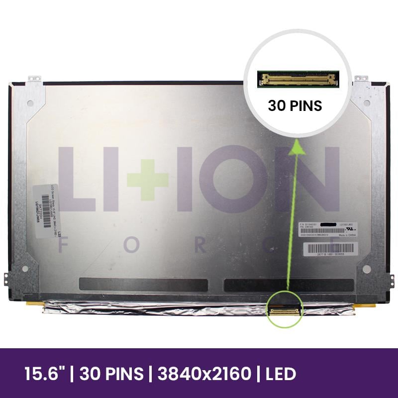 LCD Screen Sharp 15.6" UHD 3840 x 2160 - LQ156D1JW05        