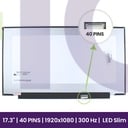 LCD Screen Sharp 17.3 FULL HD - 1920x1080 - LQ173M1JW04