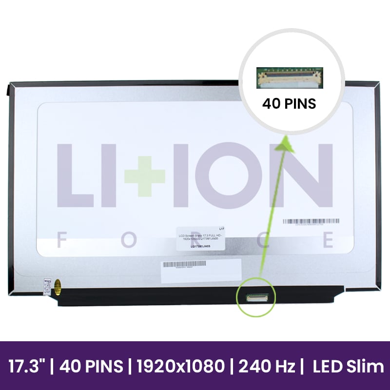 LCD Screen Sharp 17.3 FULL HD - 1920x1080 - LQ173M1JW05     