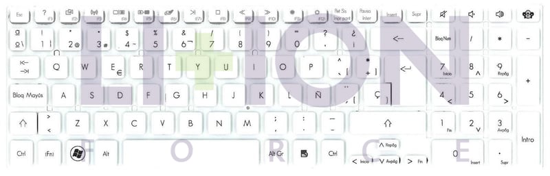 Laptop Keyboard ES Acer - KB.I170G.340