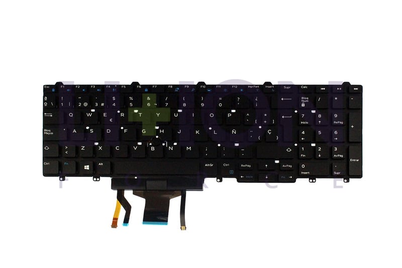 Laptop Keyboard ES Dell - HYRF9                             