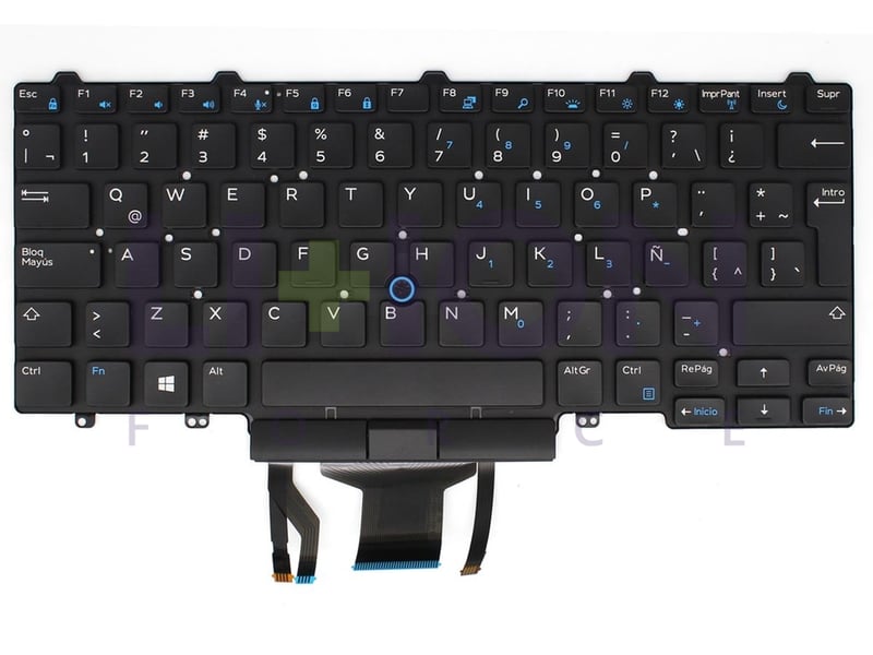 Laptop Keyboard ES Dell - KFHY6                             