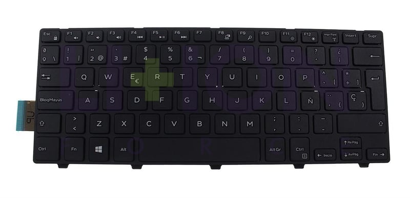 Laptop Keyboard ES Dell - M14NSC                            