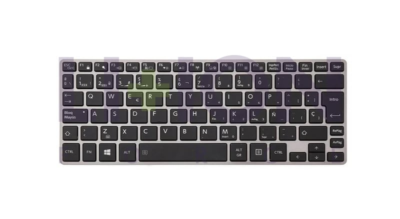 Laptop Keyboard ES Toshiba - KBTAZ30B