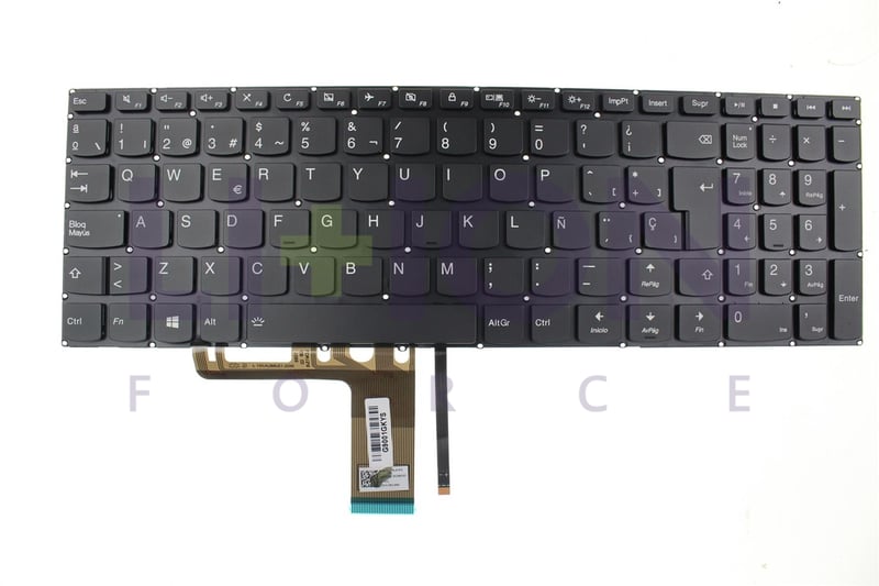 Laptop Keyboard ES Lenovo - SN20M53007                      