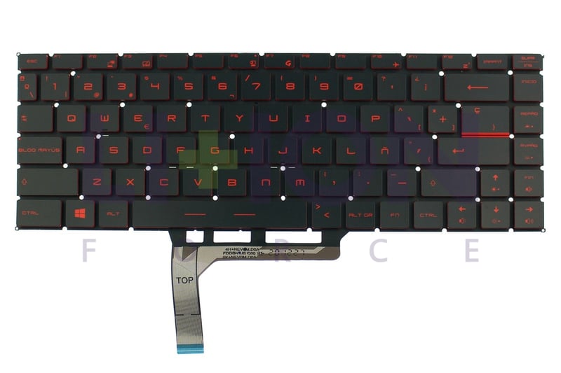 Laptop Keyboard ES MSI - 9Z.NK1BN.C1D                       
