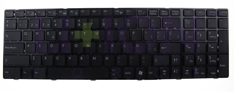 Laptop Keyboard ES MSI - V139922CK1