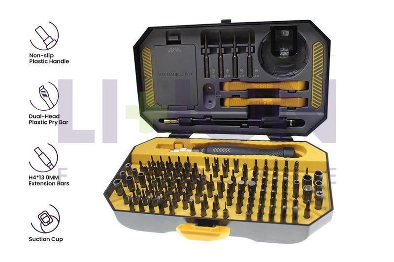 Repair Tool Combination Screwdriver Boxed Black - JM-8183