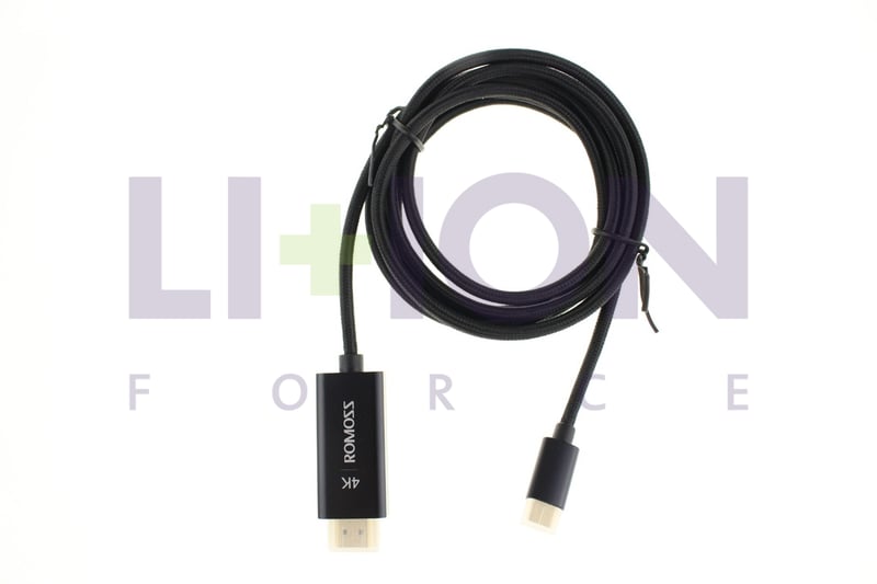 Romoss Nylon Braided Type-C HDMI Data & Charge Cable        