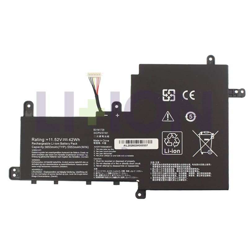 Battery Asus - B31N1729