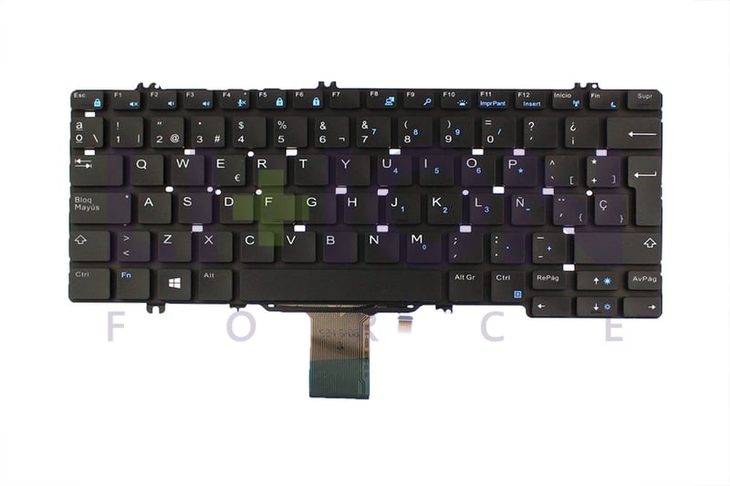 Laptop Keyboard ES Dell - 07WCPX