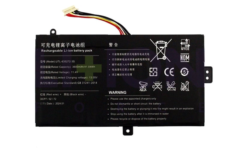 Bateria Insys - UTL-635272-3S  