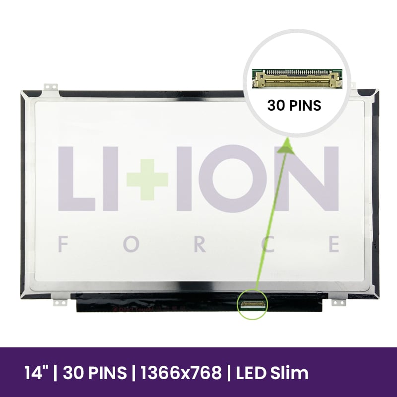 Ecrã LCD HKC 14" WXGA HD 1366x768 - MB140AN01-7
