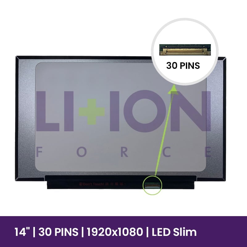 LCD Screen AUO 14" WUXGA Slim 1920x1080 - B140HTN02.3