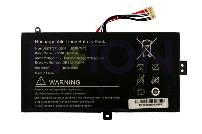 Battery Insys - U627872PV-2S1P