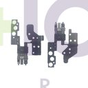 Display Hinge HP KIT L/R - HINGEHP15-ED                     