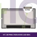 LCD Screen Chi Mei 14" WUXGA Slim 1920x1080 - N140HCA-E5B   