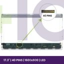 LCD Screen LG 17.3" WXGA++ 1600x900 - LP173WD1