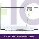 LCD Screen Innolux 17.3 FULL HD - 1920x1080 - N173HCE-E3C