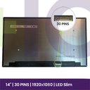 LCD Screen Sharp 14" WUXGA Slim 1920x1080 - LQ140M1JW62