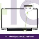 LCD Screen LG 14" WUXGA Slim 1920x1080 - LP140WF6-SPB7